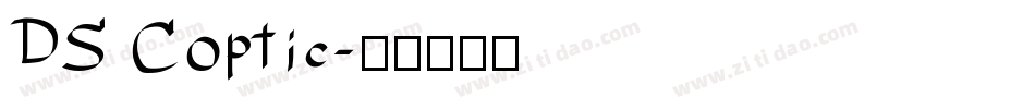 DS Coptic字体转换